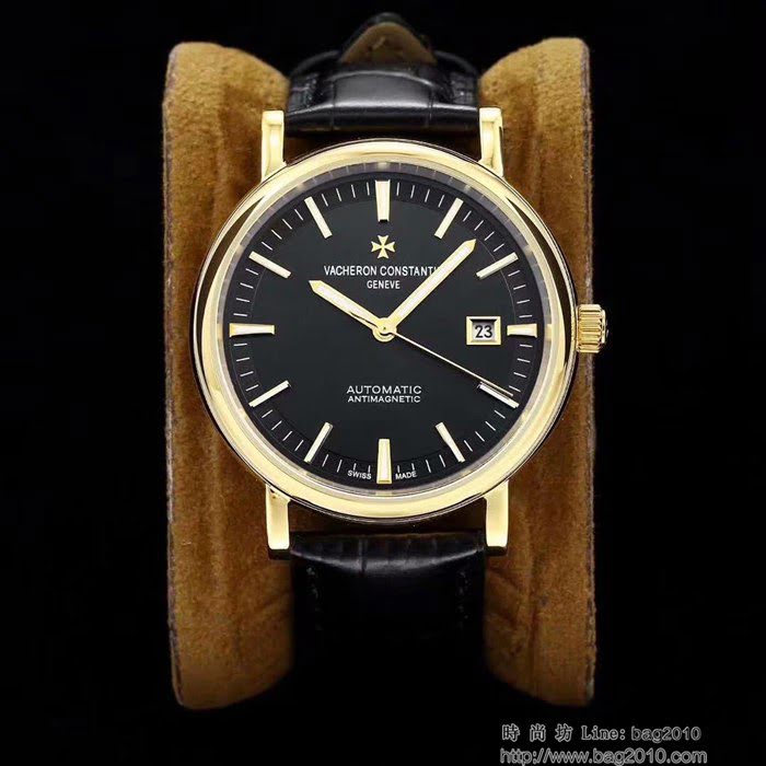 江詩丹頓 Vacheron Constantin YG廠 2019首發新款 縱橫升級版 821A零返修機芯 超強夜光 深度防水 男士腕表  wssb5046